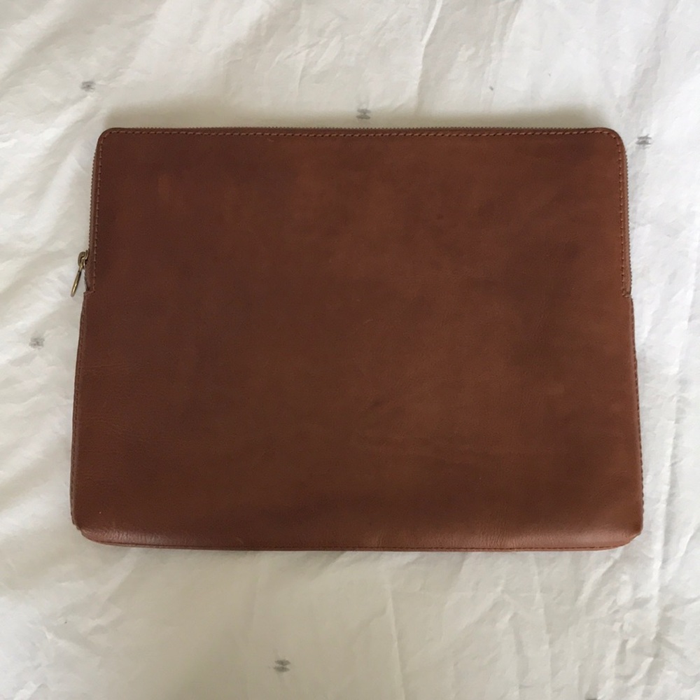 Genuine leather laptop case